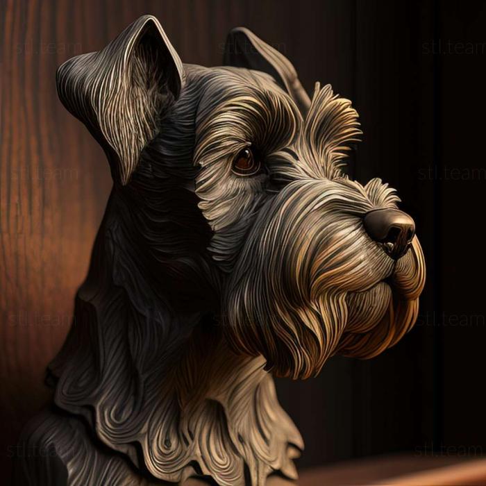 Zwergschnauzer dog